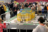 A model of the real theatre building located in Zagreb, Croatia. Here on display at LEGO World in Copenhagen, February 2009